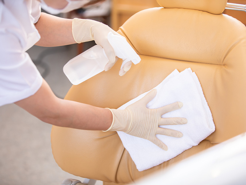 感染症対策を徹底した清潔な環境